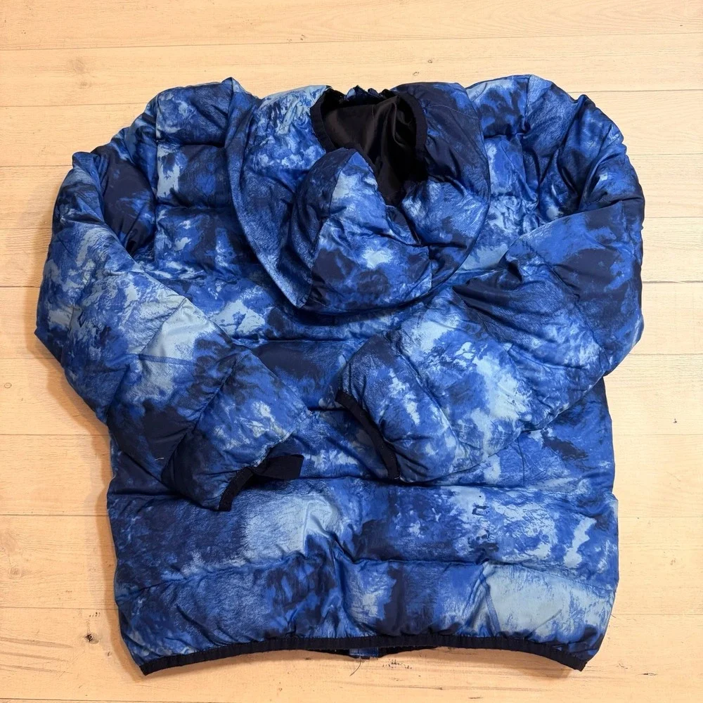 Under Armour Youth Boy's Blue Print‎ Pronto Puffer Jacket youth large